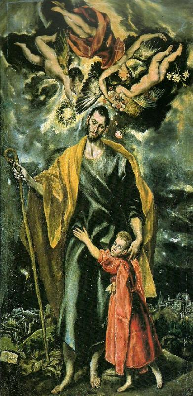 El Greco st.joseph and the child Germany oil painting art
